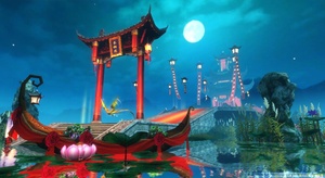 结婚地图鹊桥仙境：鹊桥常年都是皓月当空，永夜。