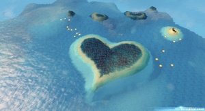 东海地图之沉帆海湾。沉帆海湾以及不远处不可不去的心形岛！