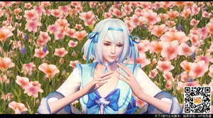 《天下》手游连续登录送定制版时装『风信子』游戏实拍。